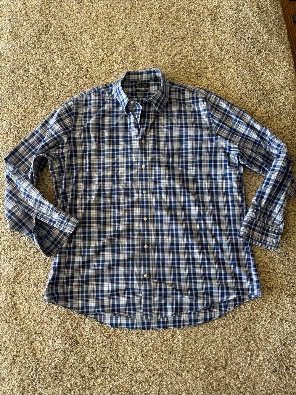 Ralph Lauren Plaid Button-Down Shirt